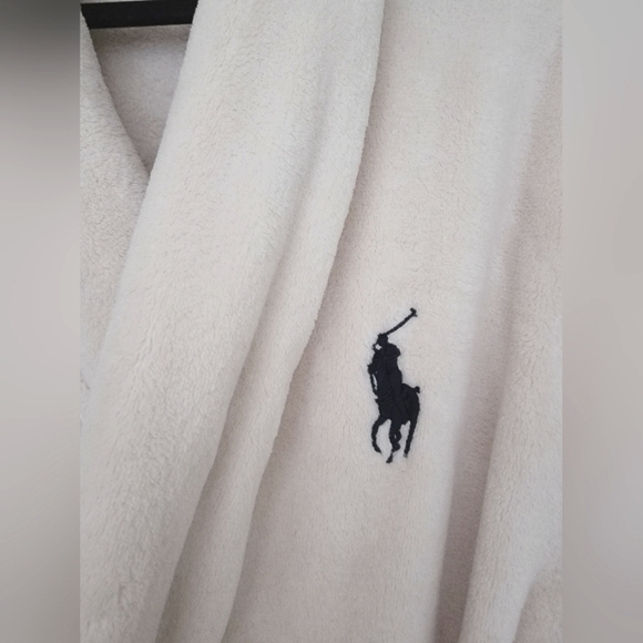 XL Polo Ralph Lauren Unisex plush bathrobe NWOT same day shipping!!! - Picture 2 of 4